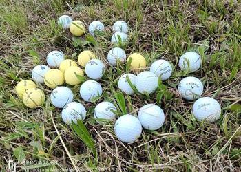 Piłeczki golfowe używane