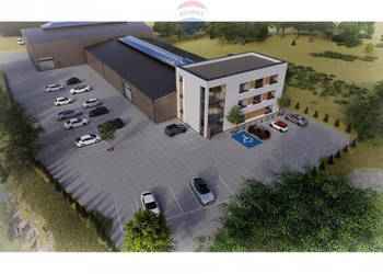 Działka, pozwolenie na 2 hale i biurowiec