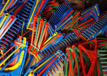 Grabki 16 z wzmocnione grabie do trawy, siana
