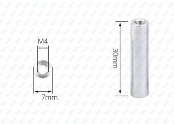 M4X30 ALUMINIOWA TULEJKA DYSTANSOWA GWINTOWANA ZŁĄCZNA PRZEDŁUŻANA MUFA