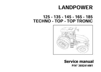 Instrukcja napraw Landini Landpower 125-185 Workshop manual Service manual
