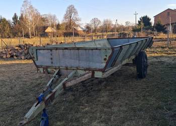 Sprzedam dwukółkę jednoosiowa, przyczepa, baloty, słoma