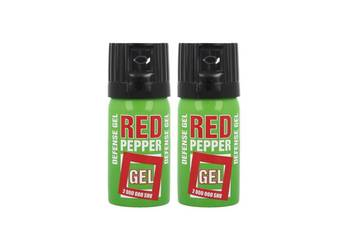 2x Gaz pieprzowy Sharg Defence Green Gel 2mln SHU, Cone 40ml (10040-C)