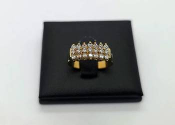 Nowy złoty pierścionek próby 333 - 2,72g (Rozmiar 15)