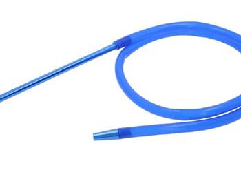 Niebieski Wąż do Shishy Fajki Wodnej Hookah Sziszy Silikonowy 190 cm