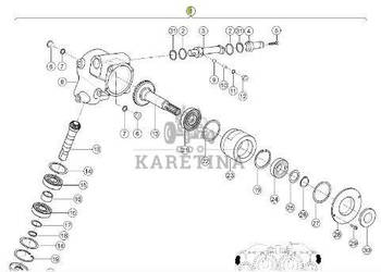 CLAAS Orbis 450 Przekładnia Kątowa CZĘŚCI 0003831060 00 0383 106 0