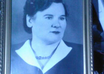 Zdjęce portretowe prababci Paulina Tkocz (rok 1920) obraz