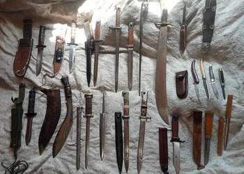 Bagnet polski Perkun Radom bagnet ZSRR Kukri Tasak Nóż Aitor Kabar i inne