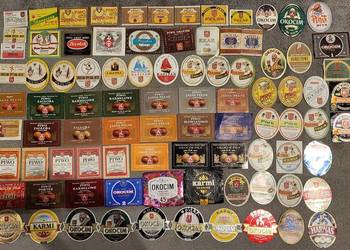 Etykiety piwne zestaw 362 etykiet polskie browary