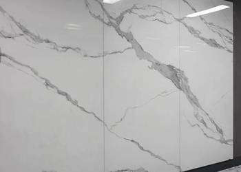 Płyty wielkoformatowe 280x120 BIAŁY MARMUR POŁYSK