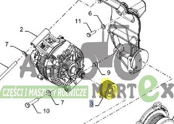 48146163 KOŁO PASOWE 8PK CNH
