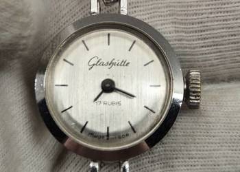 Damski mały zegarek biżuteryjny *Glashutte*