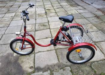 Rower tolek 3 kołowy rechabilitacyjny elektryczny