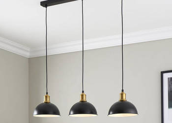 Lampa sufitowa LED Acrobat Matt Gold z 3 lampami