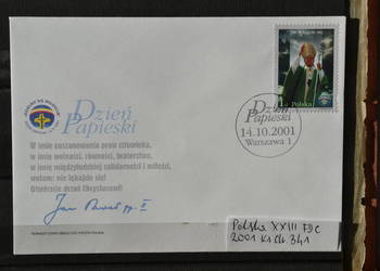 Znaczki. Papież Jan Paweł II FDC Polska XXIII i 3778 Ks Chrostowski 341