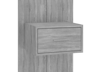 Wisząca szafka nocna szary dąb sonoma WM-816954