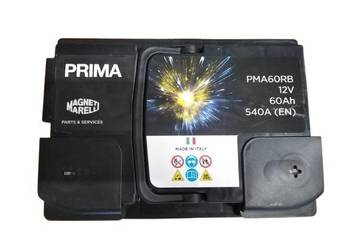 Akumulator Magneti Marelli 12V 60Ah 540A P+, niski 175 mm