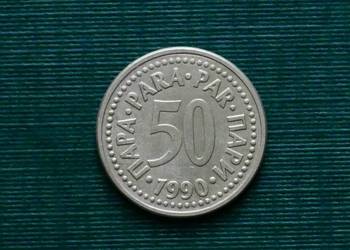 JUGOSŁAWIA - 50 para, 1990r JUGOSŁAWIA - 50 para, 1990r