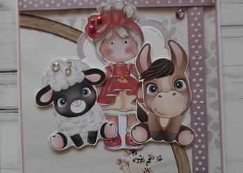 Kartka na urodziny personalizowana handmade