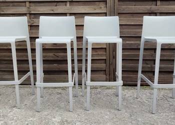 4 x hoker Pedrali Volt 678 wysoki barowy szary