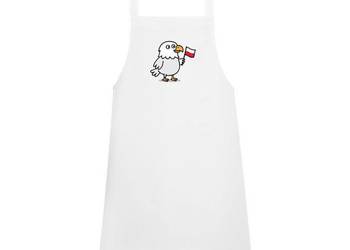 Fartuch dla dzieci patriotyczny Polska orzełek z flagą Polski