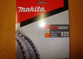 Piła tarczowa widiowa MAKITA fi 190 x fi 30 x 12 zębów Ref. B - 32144