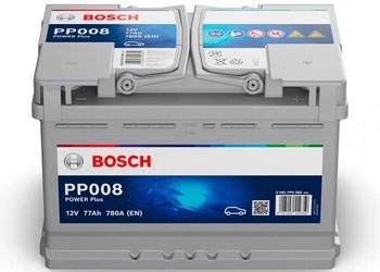 Akumulator Bosch 77Ah 780A EN PP008 PRAWY PLUS
