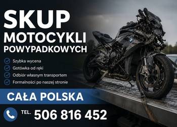 Miałeś wypadek na motocyklu? Zadzwoń i sprzedaj swój rozbity motocykl
