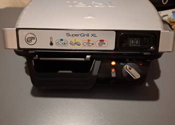 Grill Elektryczny Tefal SuperGrill XL (Mocny 2400W / Timer) – Stan Idealny!
