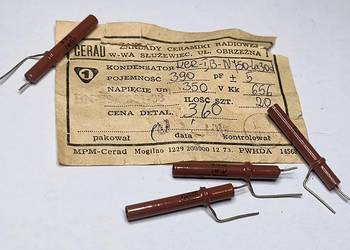 Kondensator 390pF 350V KCR CERAD