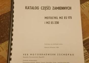 MZ ES 175 ES 250 Katalog części zamiennych JASKÓŁKA