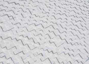 Mozaika Split 3D Biała, Mozaika Marmurowa Thasos