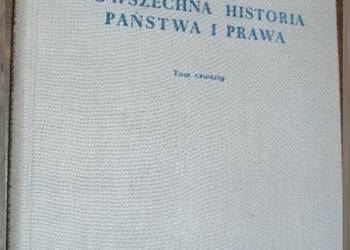 POWSZECHNA HISTORIA PAŃSTWA I PRAWA TOM IV