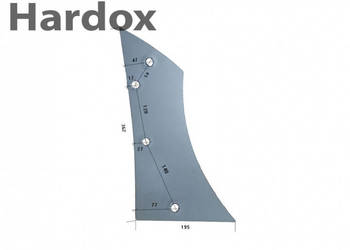 Pierś HARDOX 405103/P A 12 części do pługa BRIX