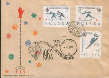 Kop. FDC  Fi 1149 - 51 a  1962 Kop. FDC  Fi 1149 - 51 a  1962