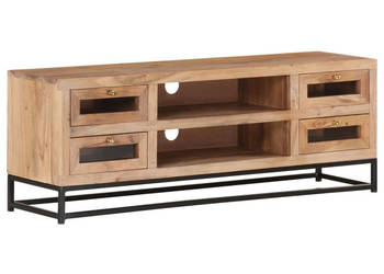Szafka pod telewizor 110x30x40 cm lite drewno akacjowe WM-323503