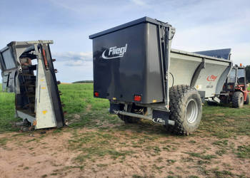 Rozrzutnik obornika / przyczepa samowyładowcza FLIEGL ADS 120, 2w1 (2016 r…