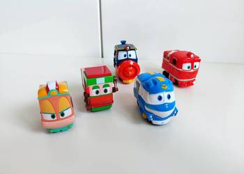 Zestaw Pociągi Robot Trains 5 Postaci Silverlit