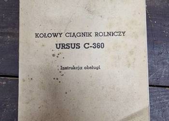Ursus C-360 Instrukcja obsługi ciągnika rolniczego