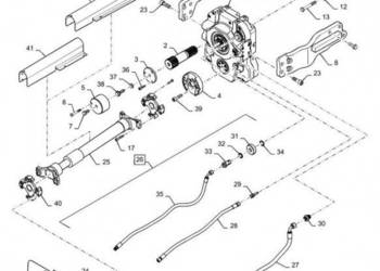 New Holland T6090 Wa∏ek przegubowy 84377357