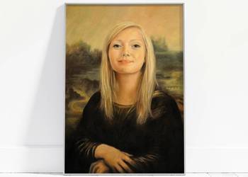 Portret ze zdjęcia NA ZAMÓWIENIE - Rysunek Pastele Obrazy.