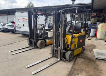 KOMPLET 2 wózki widłowe elektryczne
