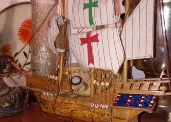 Drewniany model statku