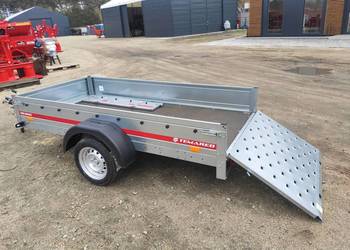 Przyczepka Tema PRO BRAKE 2612 hamowana wzmocniona burtowa