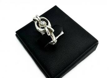 Srebrny pierścionek próby 925 - 2,08g (Rozmiar 15)