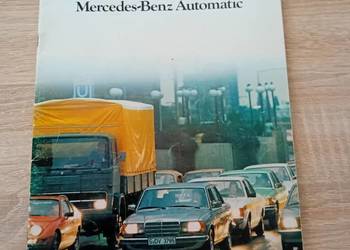 Stary katalog, prospekt Mercedes.