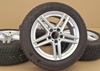 KOŁA FELGI ALUFELGI 16 5X112 7J ET48 205/55R16 OPONY ZIMA M10706