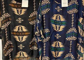 Bluzka jedwab nat.Boho3 5 kolorów od XS - XL Italy