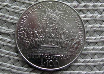 Watykan 100 Lirów 1962r - Sobór Watykański II - Jan XXIII