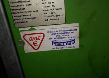Nagrzewnica stacjonarna zamiana